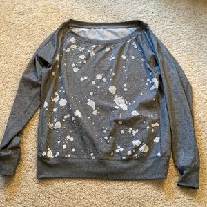 Nike paint splatters LS top. EUC.